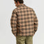 Bowery Quilted Flannel - Brixton01418 - WDSKB - Woodsmoke/Black - L