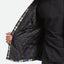 BOWERY QUILTED HOODED JACKET - Brixton1469-NAVY/CREAM-S