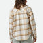 Bowery W Classic Flannel - Brixton01424 - OWSWC - off white/semolina/washed copper - L