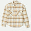 Bowery W Classic Flannel - Brixton01424 - OWSWC - off white/semolina/washed copper - L