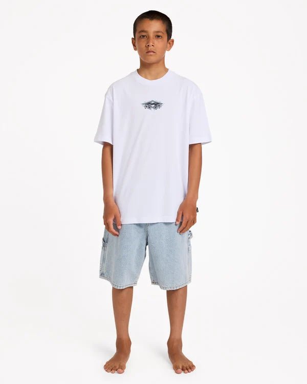 BOYS BAD DOG DENIM SHORT -Billabong24A20450-WASHED INDIGO-22