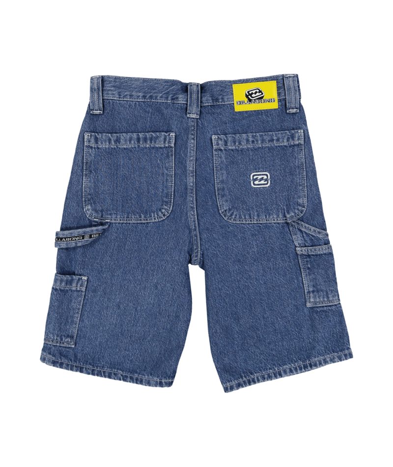 BOYS BAD DOG DENIM SHORT - Billabong24C20450 - WASHED BLACK - XS/8