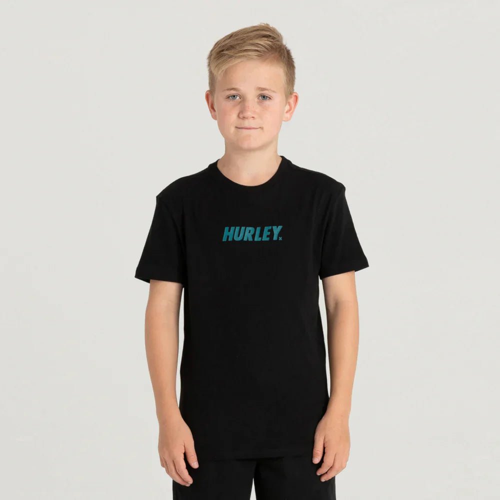 Boys Fastlane Tee - HurleyHHBTSSFL - H010 - Black - L