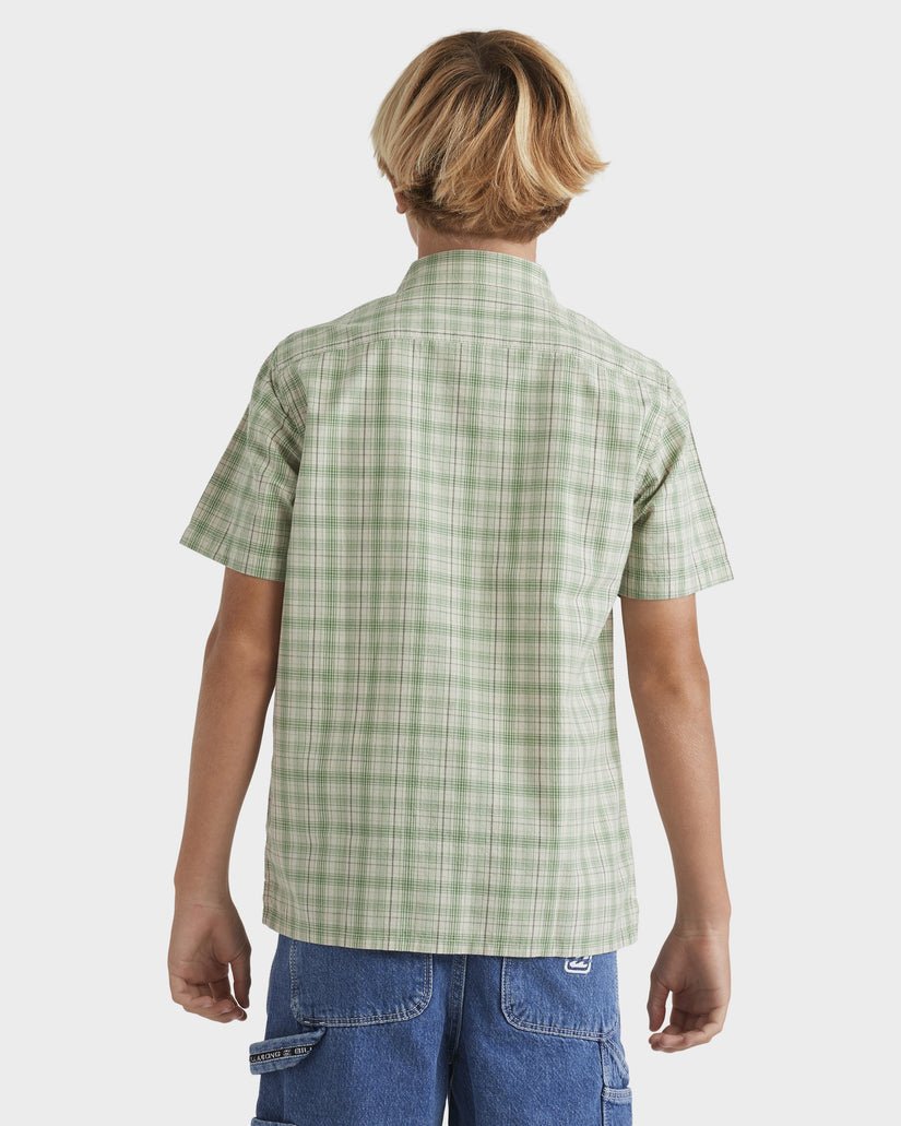 BOYS MOGUL CHECK SS - BillabongUBBWT00109 - Oatmeal - S/10