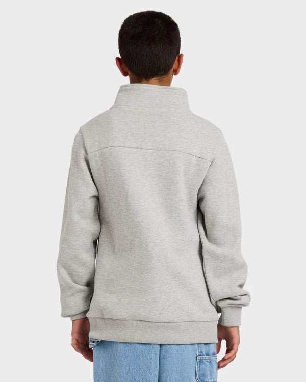 BOYS SPEC 1/4 ZIP - BillabongUBBFT00163-LIGHT GREY HEATHER-XS/8