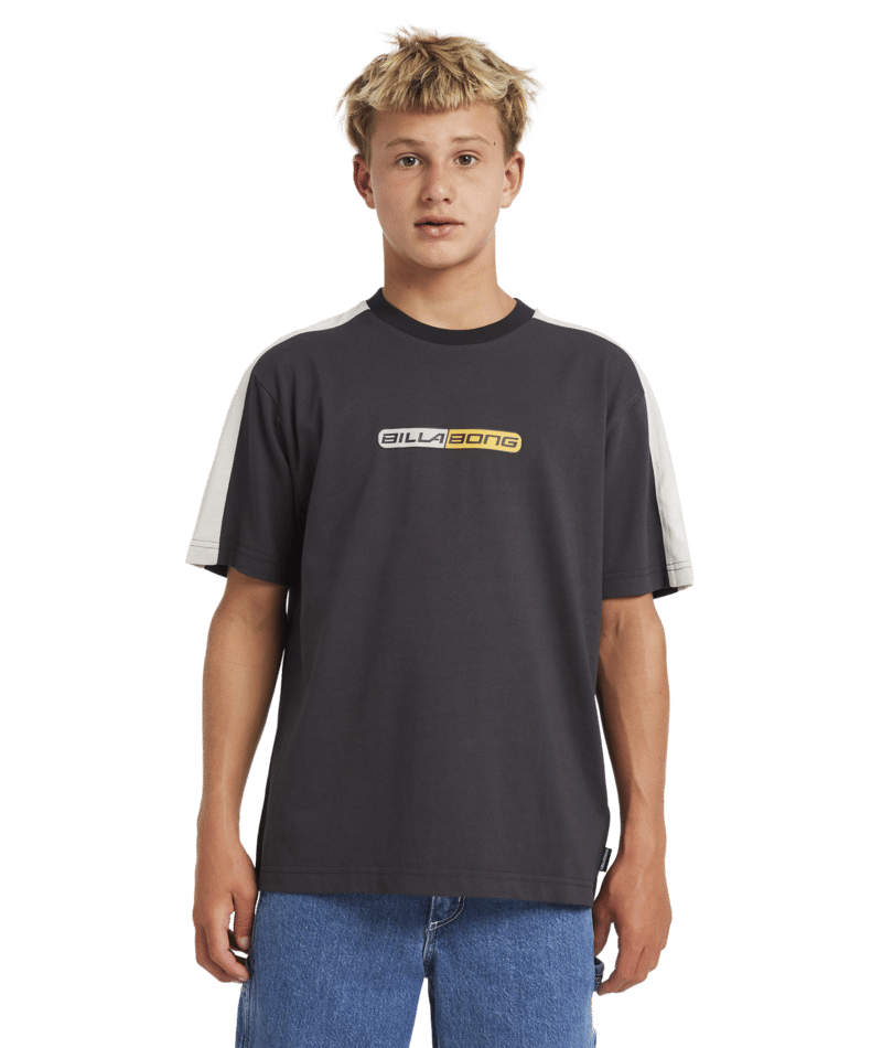 BOYS SPEC ICONIC SS OG - Billabong24C01450 - WASHED BLACK - XS/8