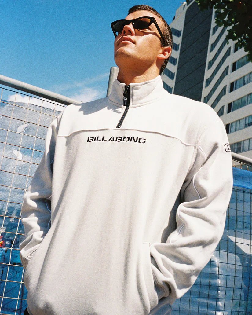 Bracket 1/4 Zip - BillabongUBYFT00313 - SIL - Silver - L