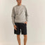 Brand Fleece Crew - RhythmPP1024M - FL01 - GRY - Grey Heather - S
