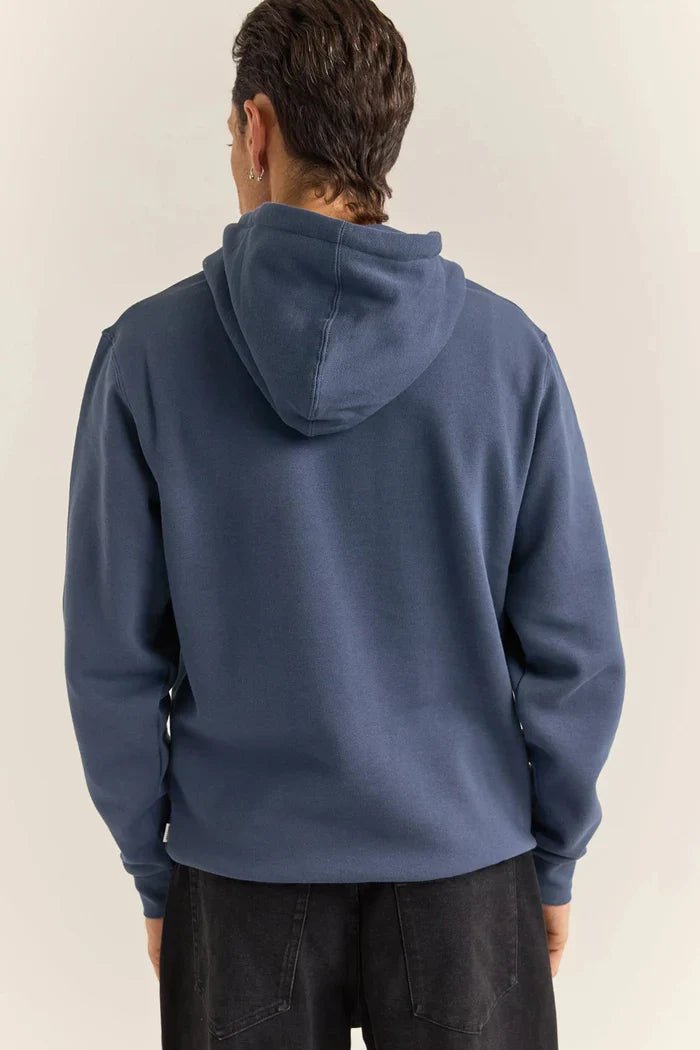 Brand Fleece Hood - RhythmPP1024M - FL04 - NAV - Navy - S