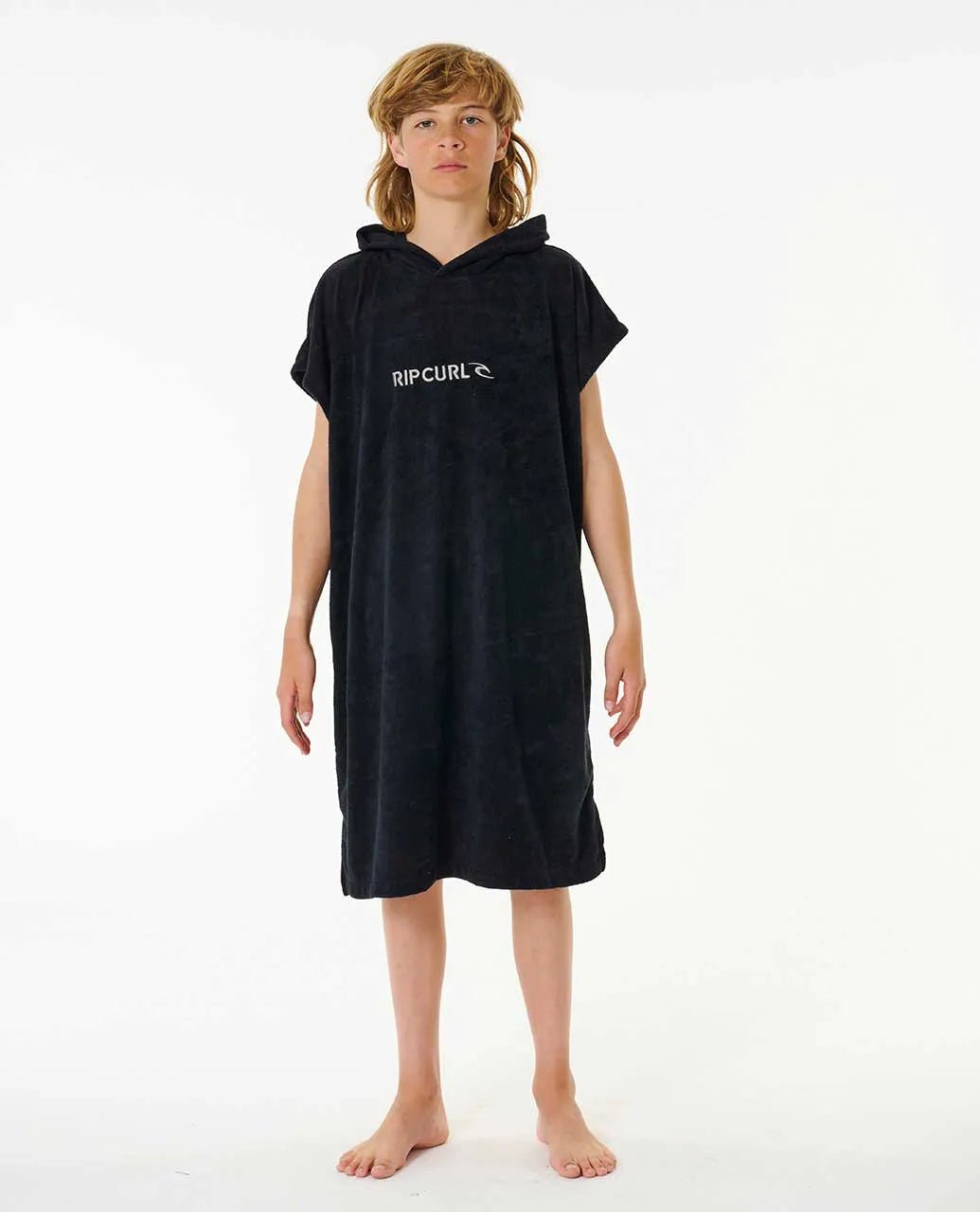 BRAND HOODED TOWEL - BOY - Rip Curl007BTO - BLACK/GREY - L