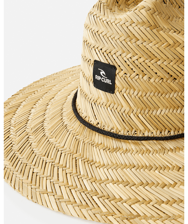 BRAND STRAW HAT -Rip Curl1D0MHE-NATURAL-S-M