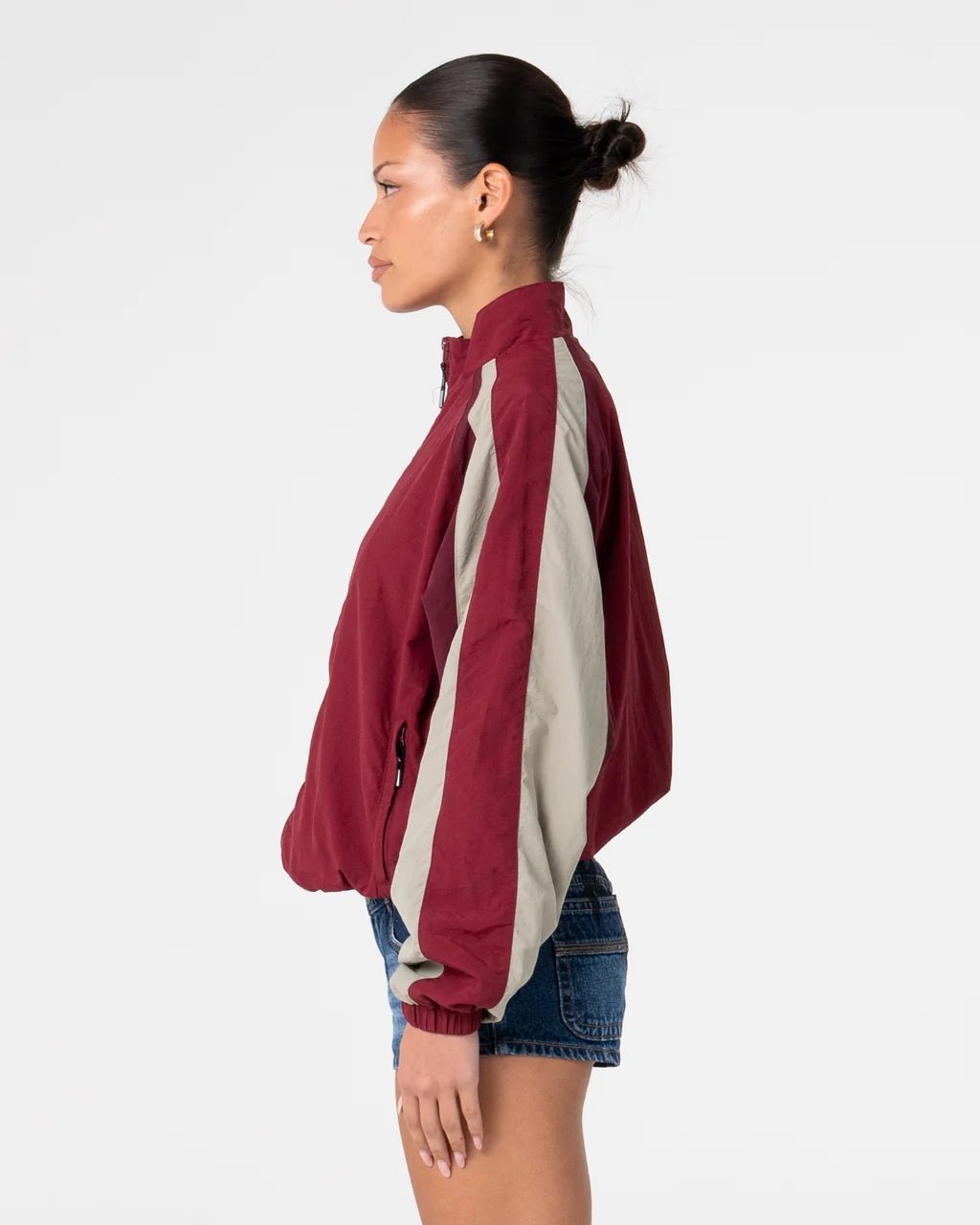 BREEZY WIND CHEATER ZIP THROUGH JACKET -RustyJKL0514-CRANBERRY-6