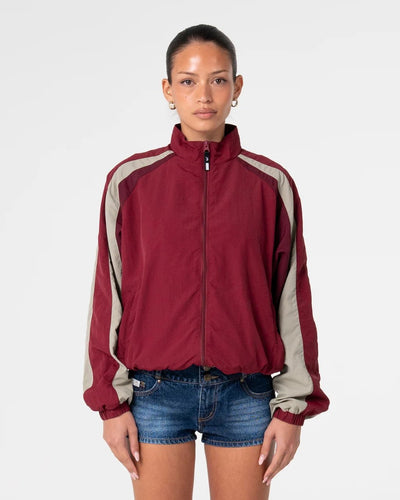 BREEZY WIND CHEATER ZIP THROUGH JACKET -RustyJKL0514-CRANBERRY-6