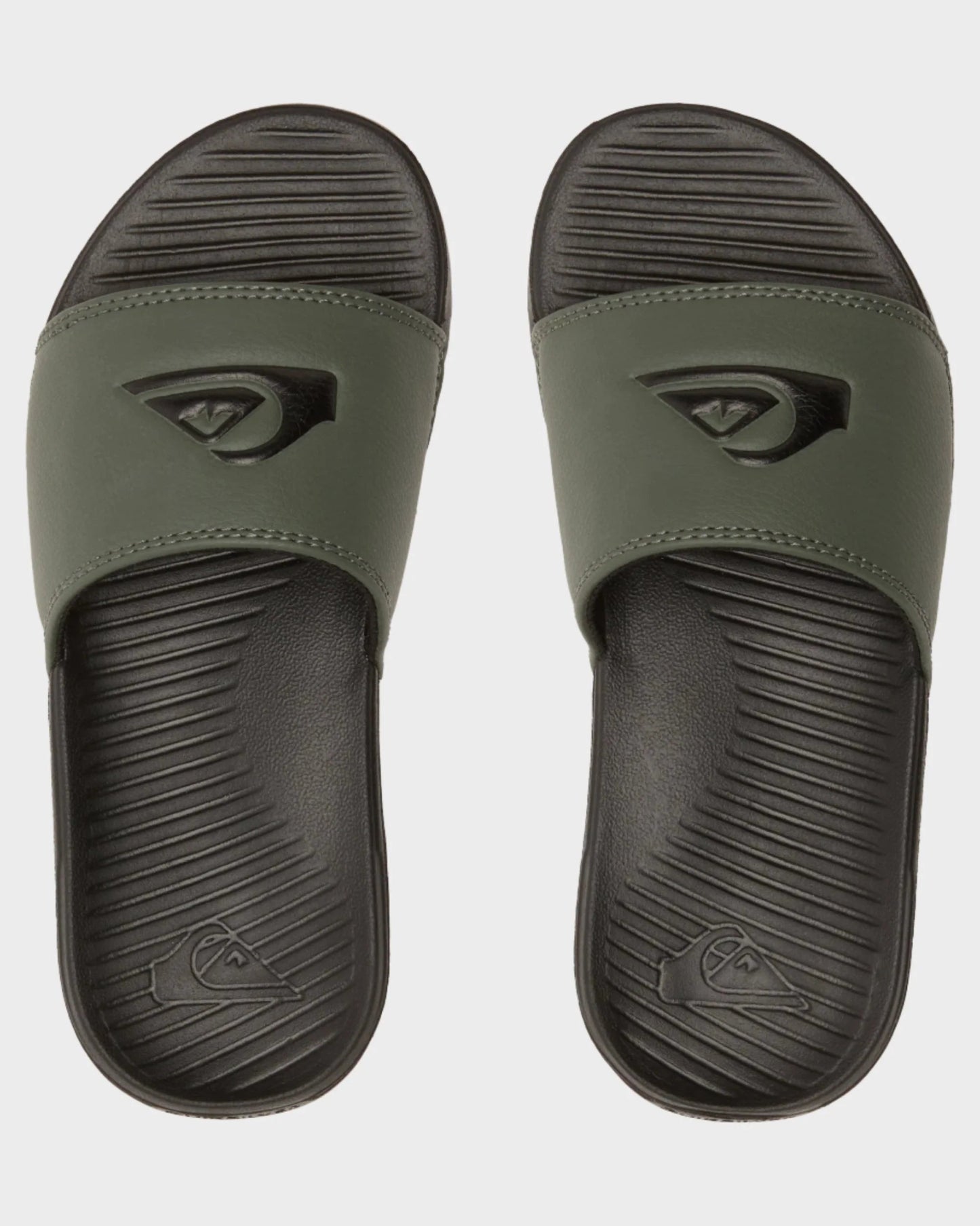 Bright Coast Slide Youth - QuiksilverAQBL100599-BLACK/GREEN/BLACK-2(33)