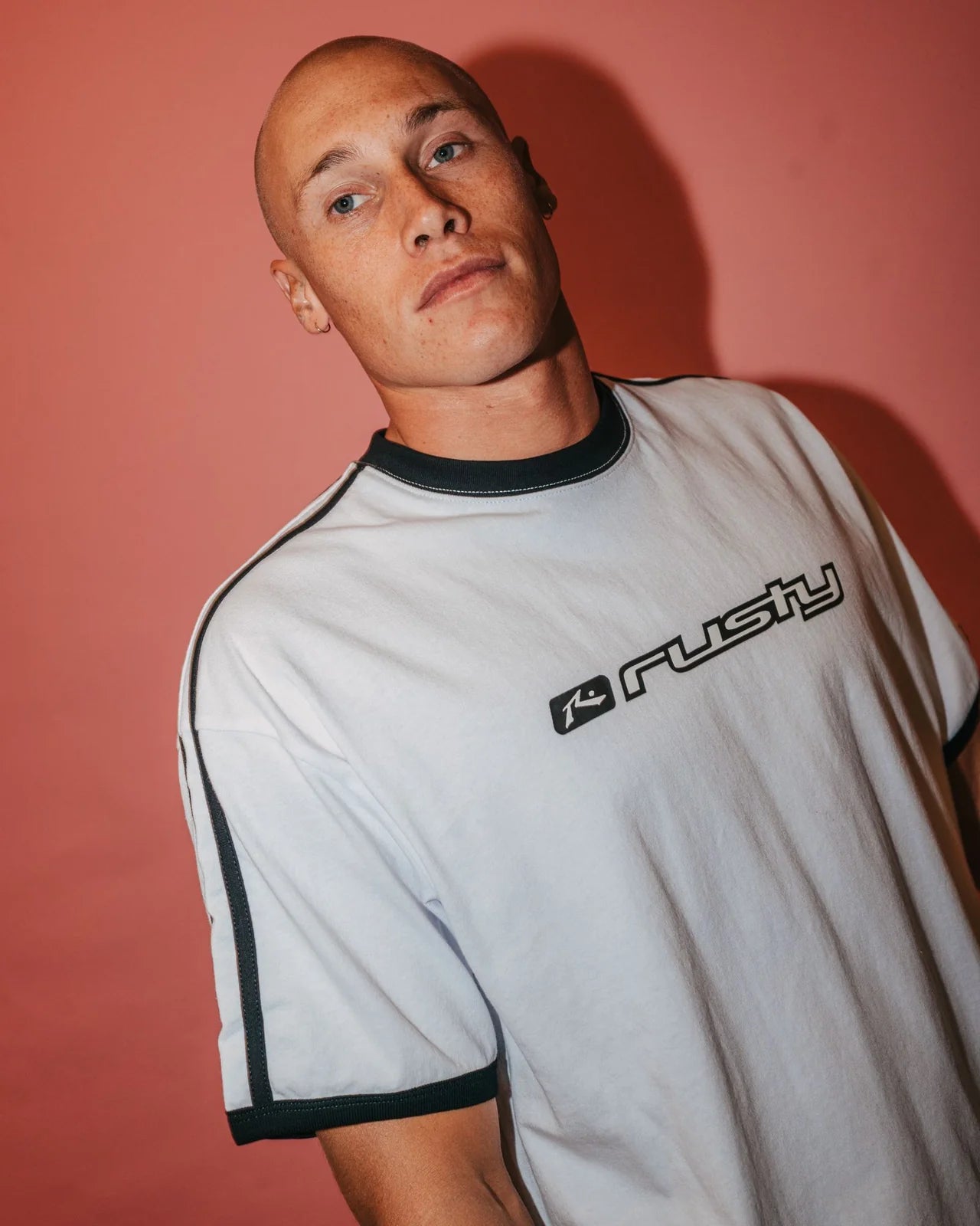 BRIGHT RINGER SHORT SLEEVE TEE - RustyTTM2965-WHITE-S