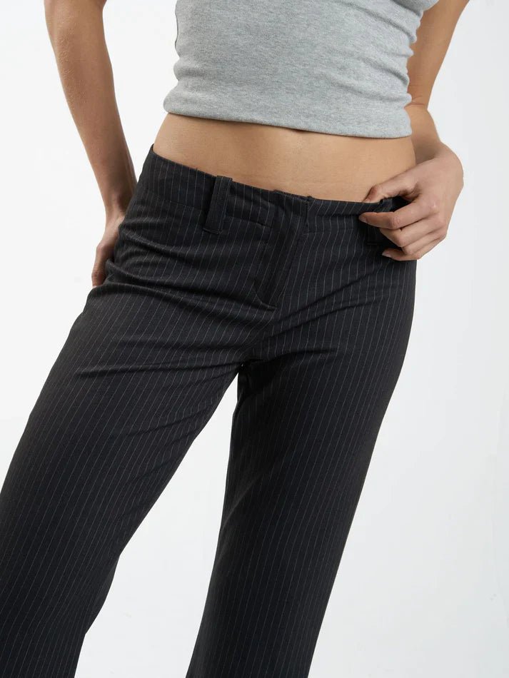 Brit Pinstripe Pant - ThrillsWTA24 - 461G - Charcoal - 10