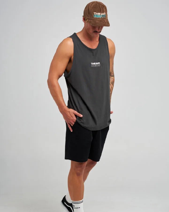 BUBBLE SURF | TANK -The Mad HueysH126M02010-VINTAGE BLACK-S