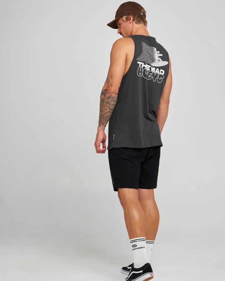 BUBBLE SURF | TANK -The Mad HueysH126M02010-VINTAGE BLACK-S