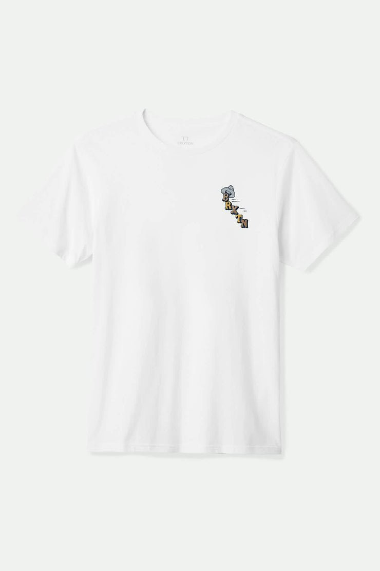 BUCK CLUB S/S STT - Brixton17319-WHITE-S