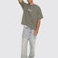 Built To Last Stripe Oversize Box Crop Tee -ThrillsTH26-113F-Beetle-S