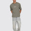Built To Last Stripe Oversize Box Crop Tee -ThrillsTH26-113F-Beetle-S