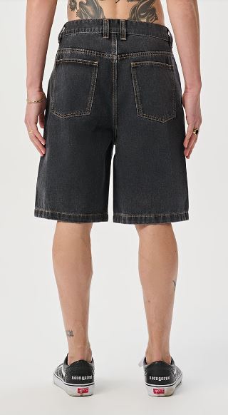 Bull Denim Short - XlargeXL021607 - Washed Black - 26