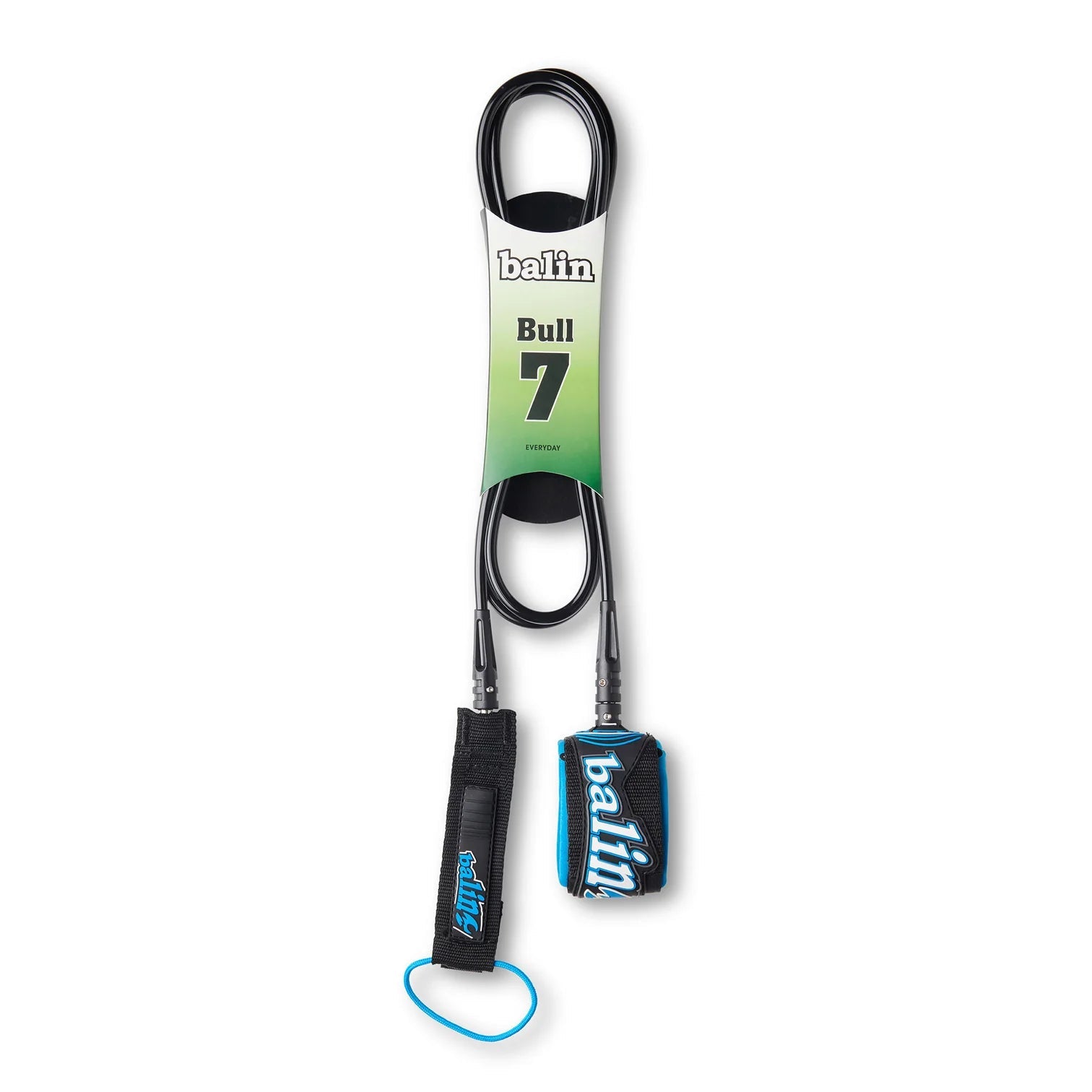 Bull Double 7ft Leg Rope - Balin01BD7KB - Black/Blue - 