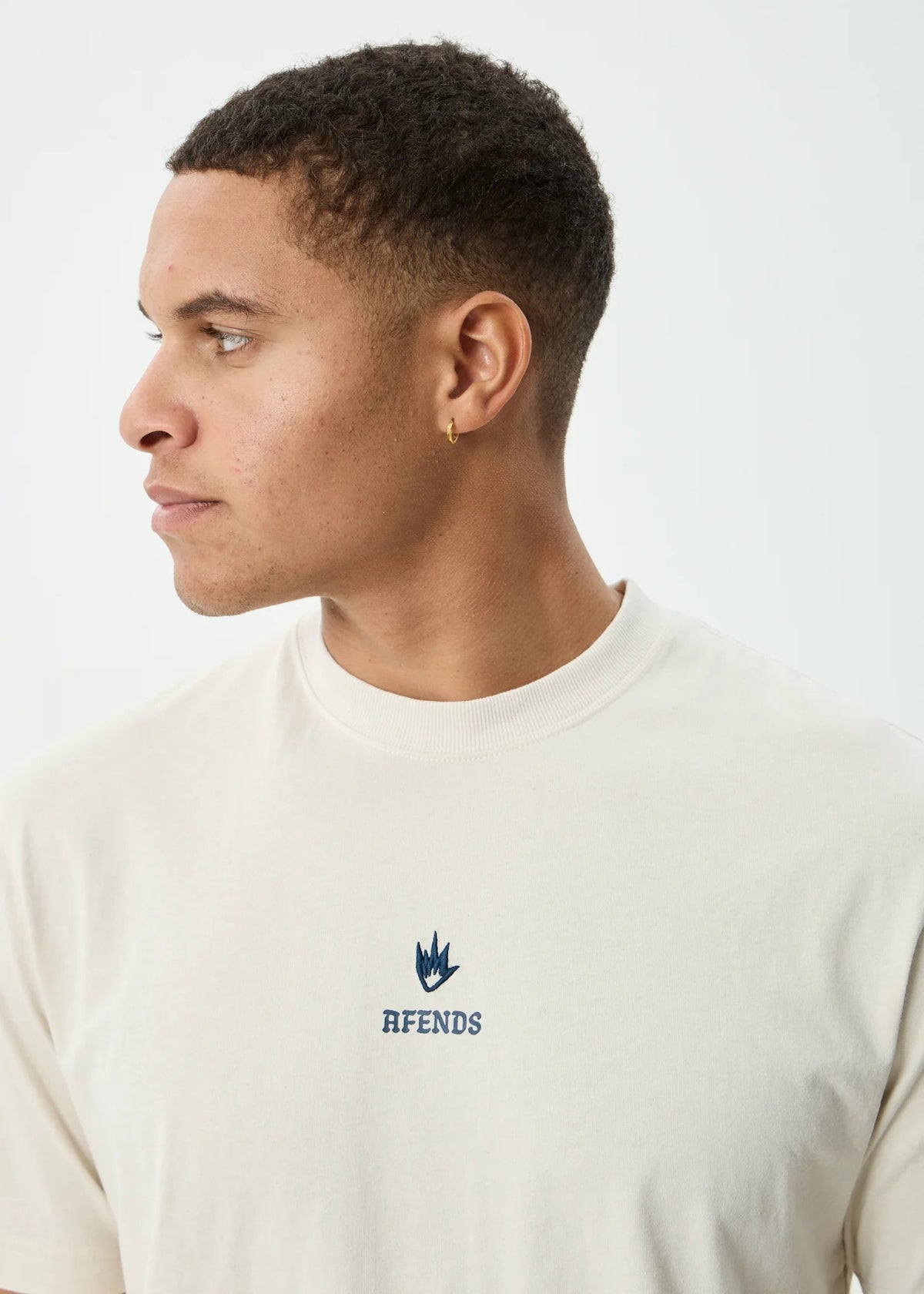 Burnin - Retro Tee -AfendsM251020-MOONBEAM-XS