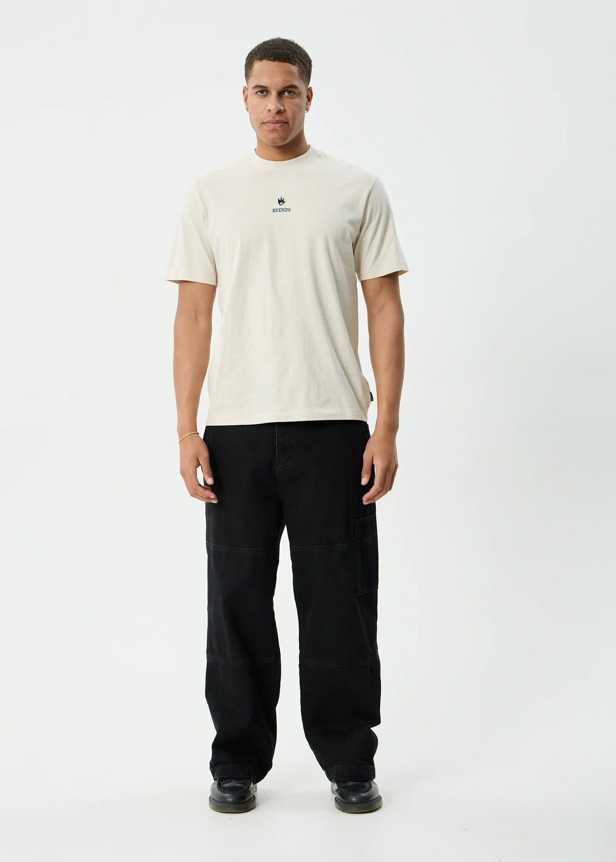 Burnin - Retro Tee -AfendsM251020-MOONBEAM-XS