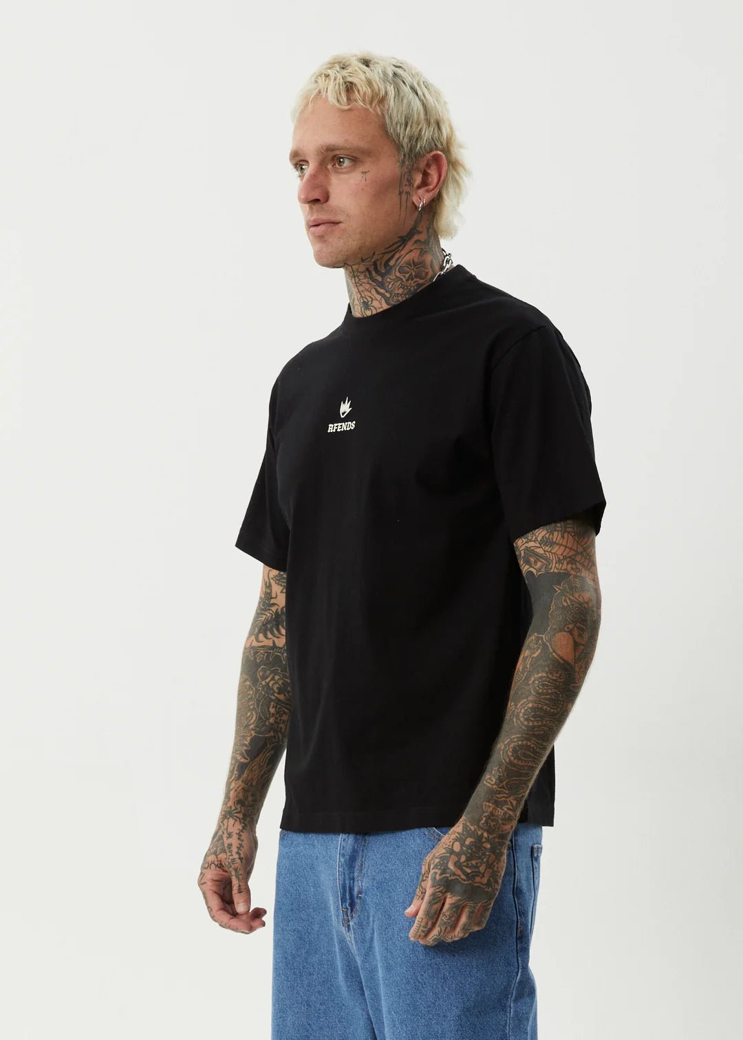 Burnin - Retro Tee - AfendsM251020-BLACK-S