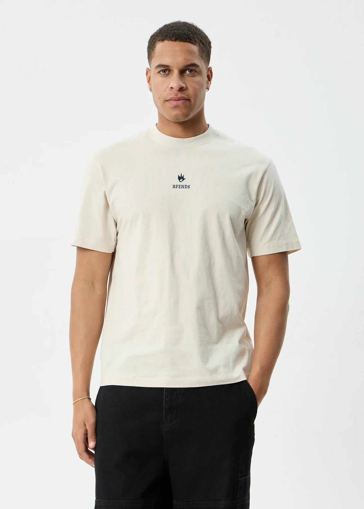 Burnin - Retro Tee -AfendsM251020-MOONBEAM-XS