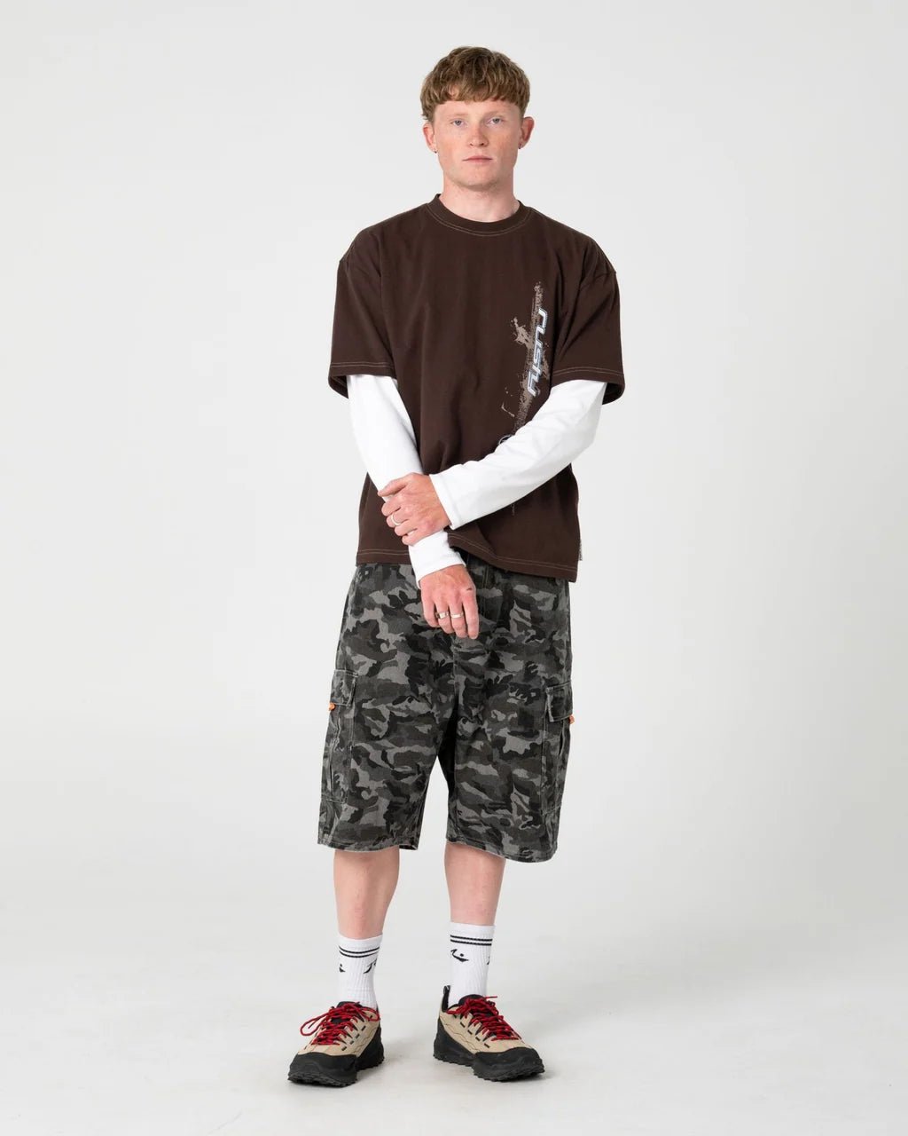 BUSHRANGER CARGO SHORT -RustyWKM1274-CAMO-26