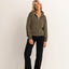 CABELLED VINTAGE ZIP KNIT - Rhythm0124W - KN02 - BLACK - 8