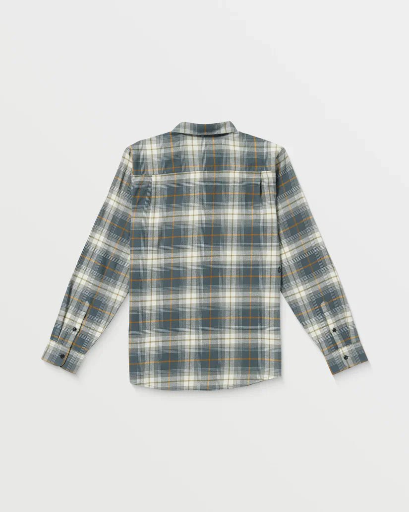 Caden Plaid LS - VolcomA0512501 - DST - Dark Slate - L