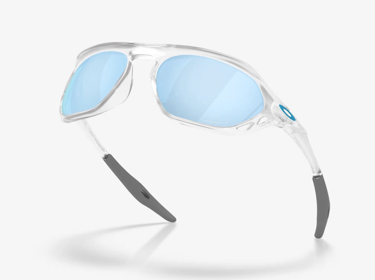CAGE JACKET -Oakley0OO9537 95370261-MATTE CLEAR W/ PRIZM DEEP WATER POLARIZED