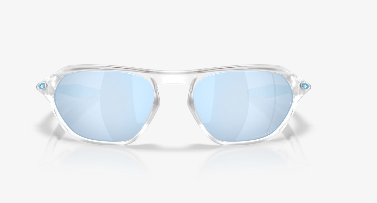 CAGE JACKET -Oakley0OO9537 95370261-MATTE CLEAR W/ PRIZM DEEP WATER POLARIZED