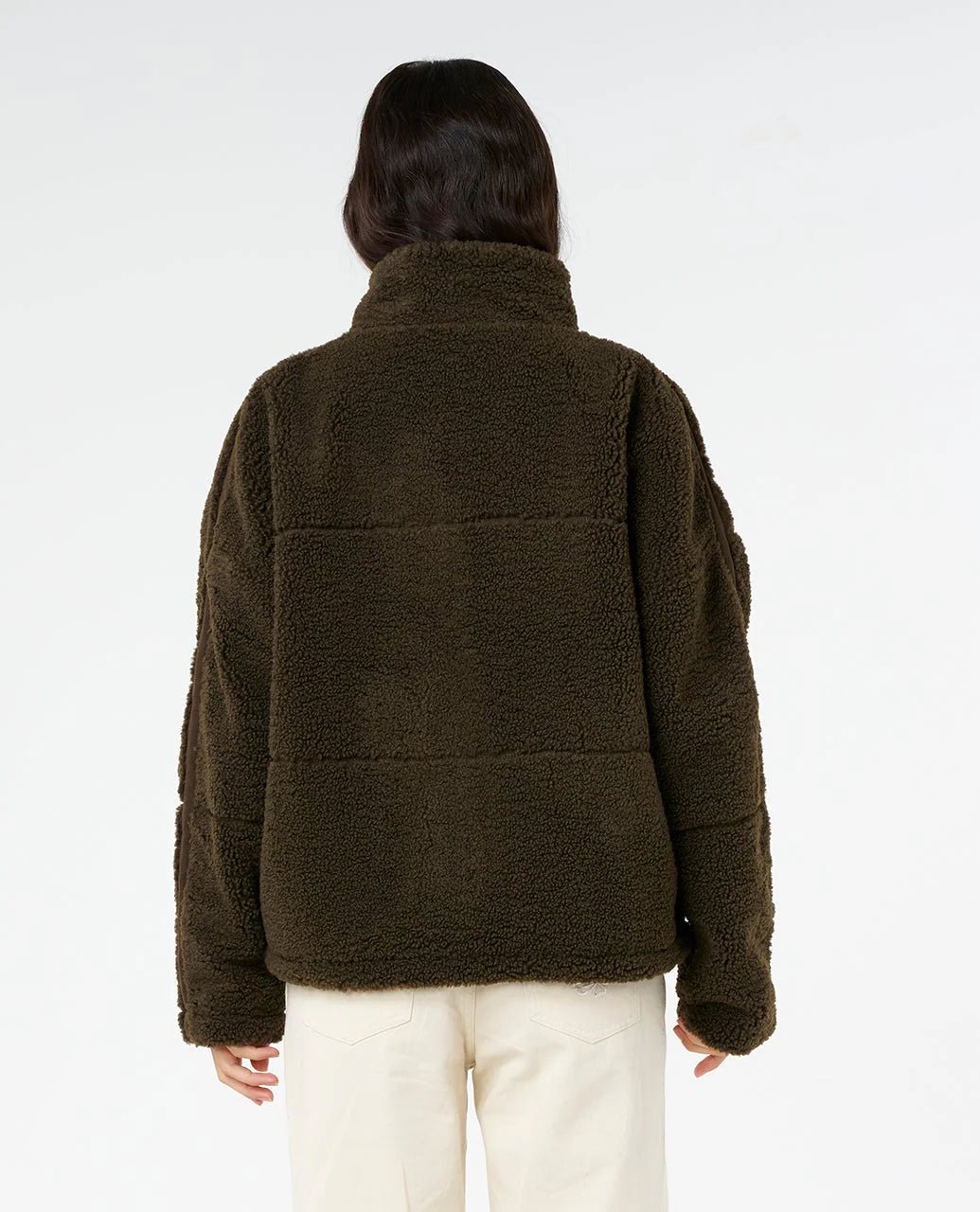 CALA NIGHTS SHERPA JACKET - Rip Curl02VWJA-BLACK OLIVE-2XS