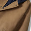 CANVAS HOODED BOMBER JKT - Brixton3464-KHAKI/MOOD INDIGO-M