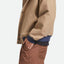 CANVAS HOODED BOMBER JKT - Brixton3464-KHAKI/MOOD INDIGO-M