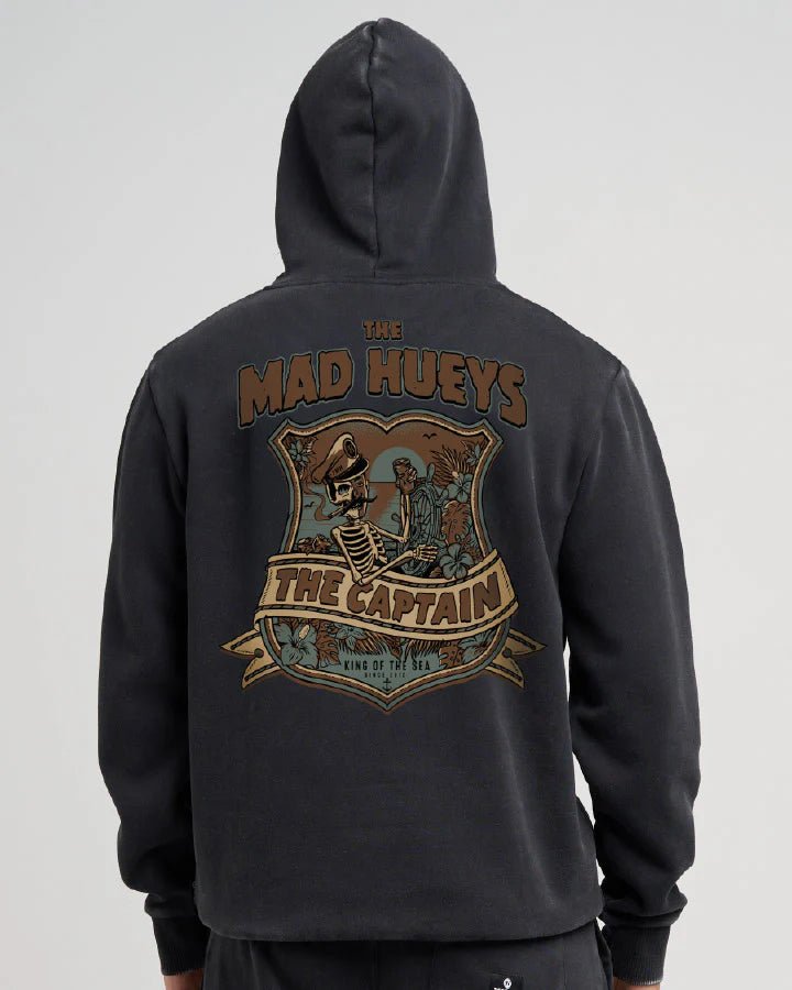 CAPTAIN TWO FACED | HOODED PULLOVER - The Mad HueysH226M08002-NAVY-S
