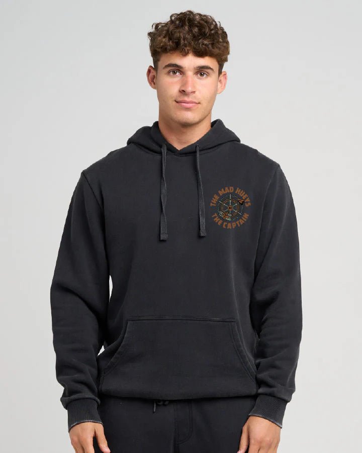 CAPTAIN TWO FACED | HOODED PULLOVER - The Mad HueysH226M08002-NAVY-S