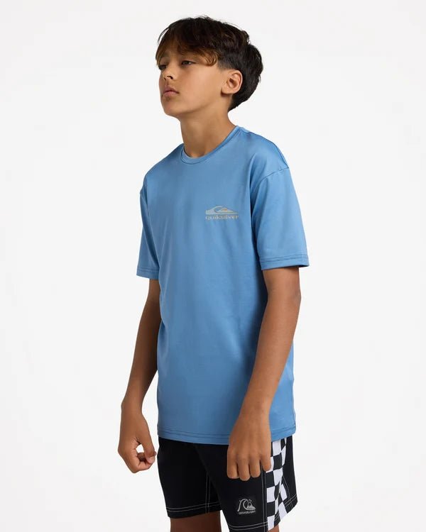 CARBON SURF TEE SS YOUTH ID -QuiksilverUQBWR03094-QUIET HARBOR-XS/8