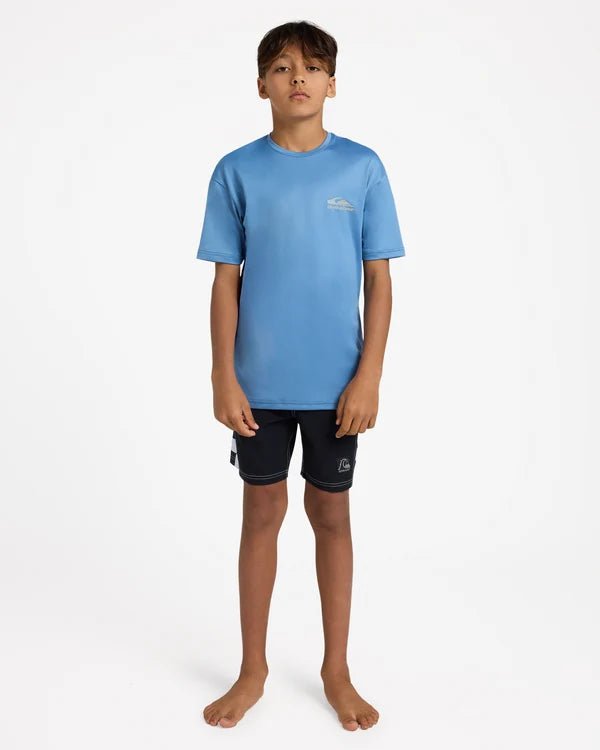 CARBON SURF TEE SS YOUTH ID -QuiksilverUQBWR03094-QUIET HARBOR-XS/8