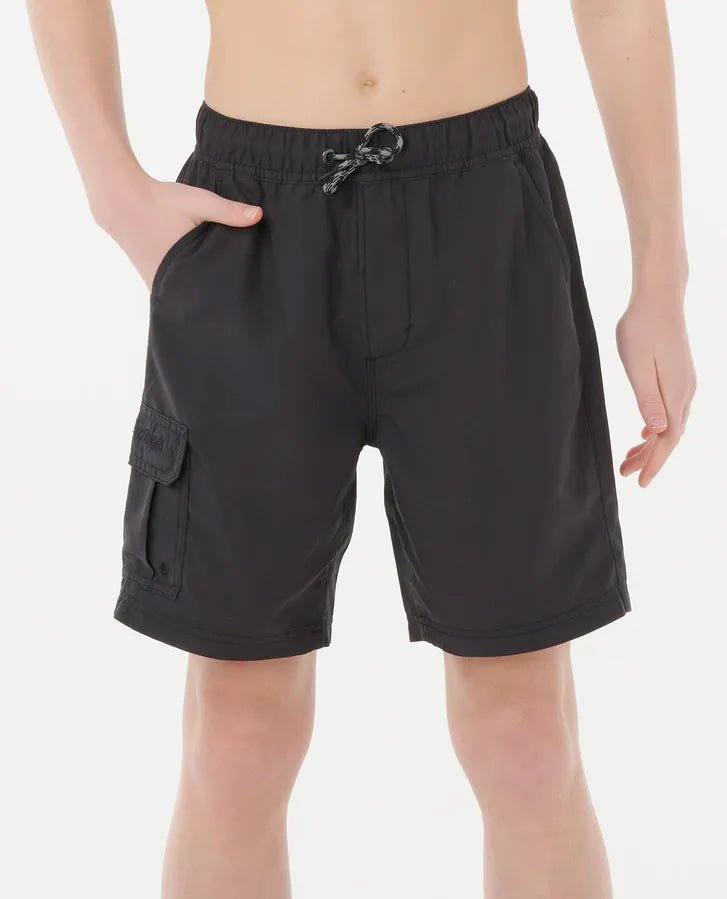CARGO VOLLEY BOARDSHORT - BOY - Rip Curl04SBBO - BLACK - 8