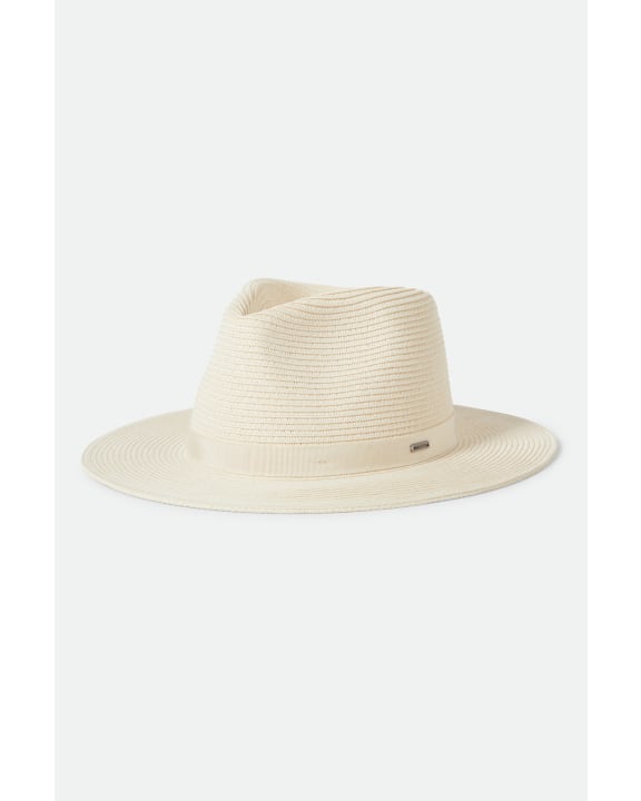 CAROLINA STRAW PACKABLE TRAVEL - Brixton11850 - BONE/BONE - M