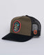CAUGHT FK SKULL | TWILL TRUCKER -The Mad HueysH126M06004-BLACK-OSFM