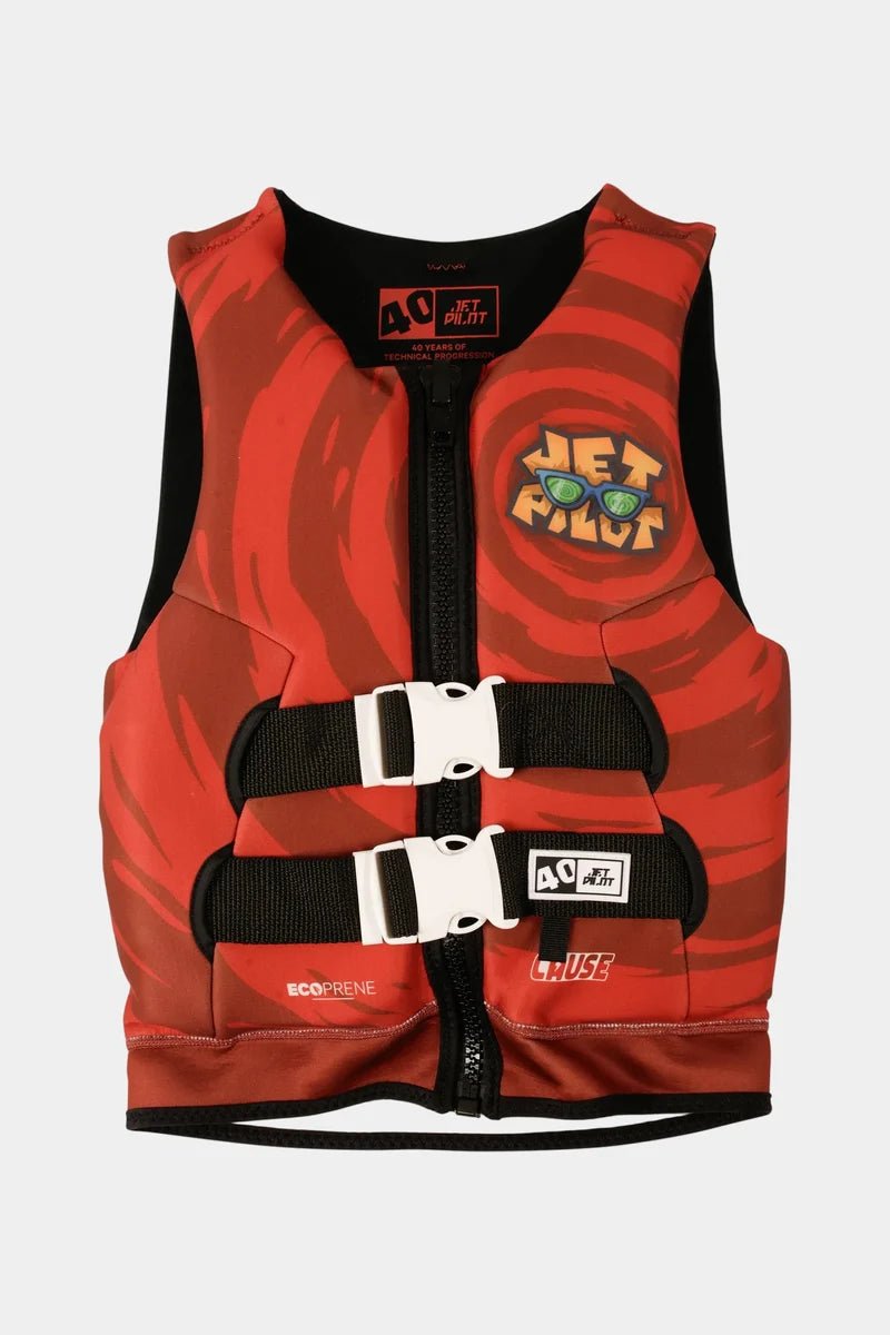 CAUSE BOYS F/E YOUTH ECO VEST -Jet PilotJA26211B-Red-3to4