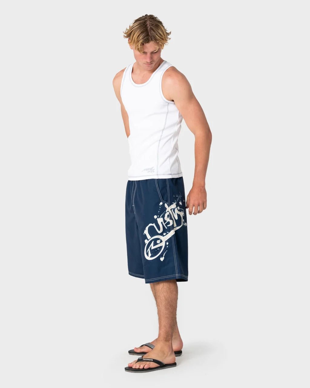 CEATHAIR HYBRID WAIST BOARDSHORT -RustyBSM1793-NAVY BLUE-26