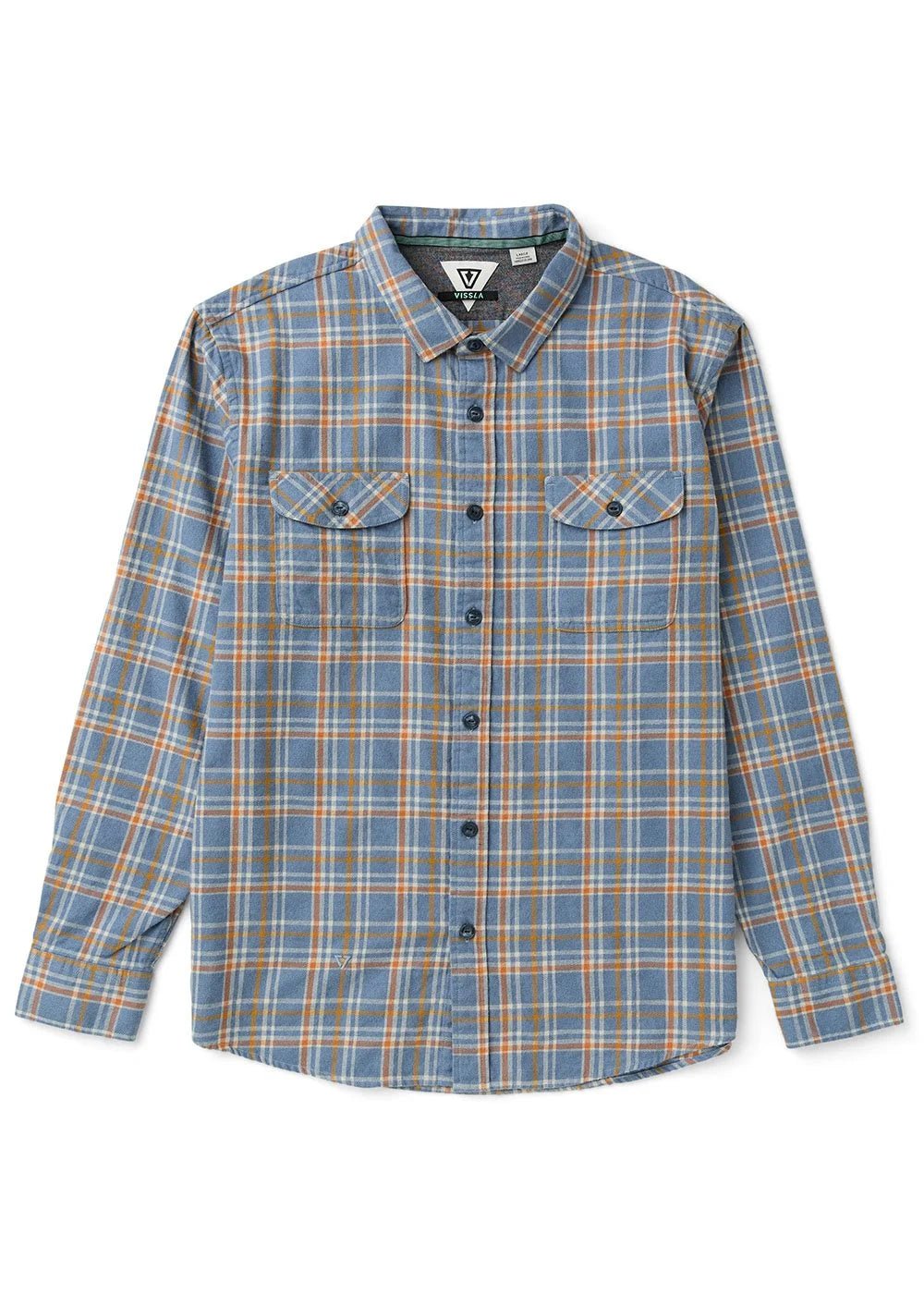 Central Coast Eco LS Flannel - VisslaM513BCEC-BLUE HAZE-S