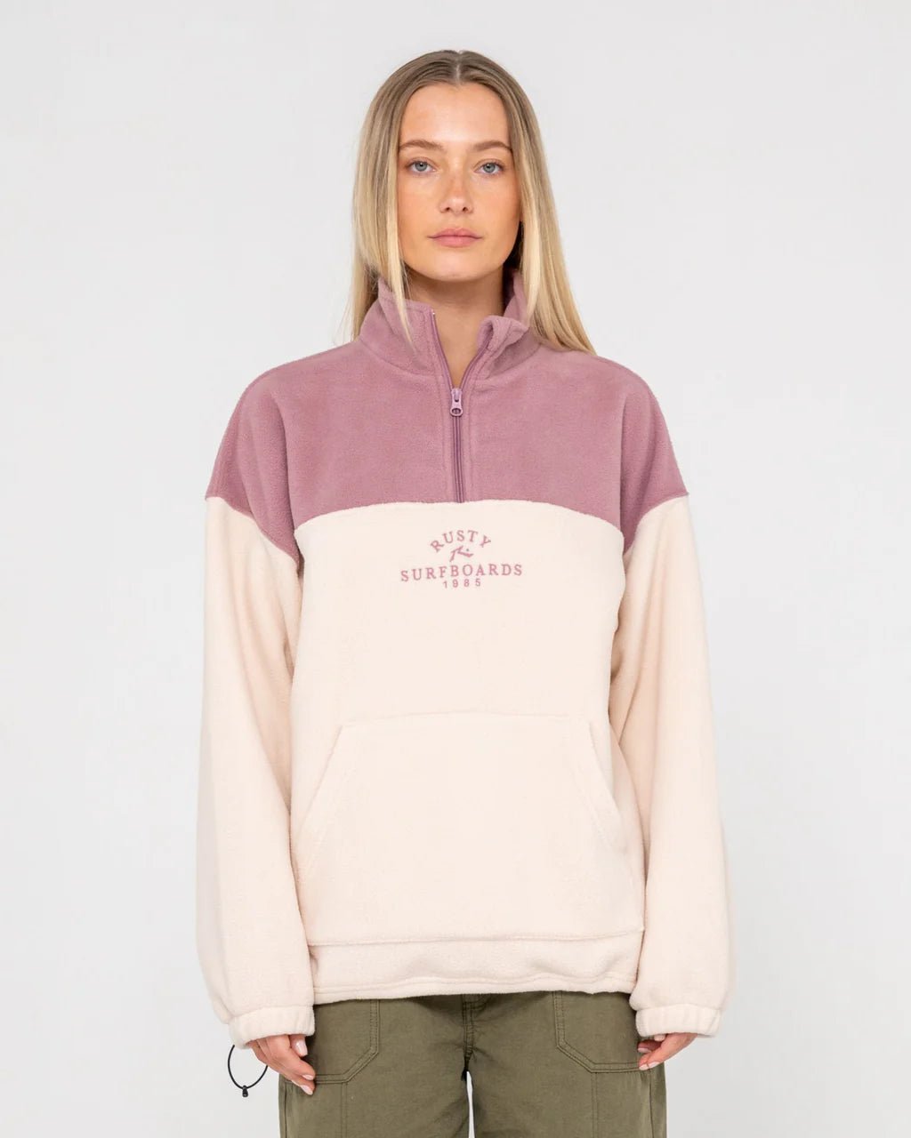 CENTRAL DIVISION CREW POLAR FLEECE - RustyFTL0824-PINK A BOO-06